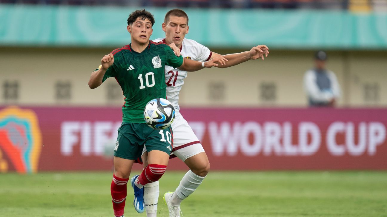 Mexico qualifies for the U-17 World Cup finals with a draw with Venezuela