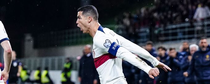Ronaldo scores as Portugal keep perfect Euro qualifying record