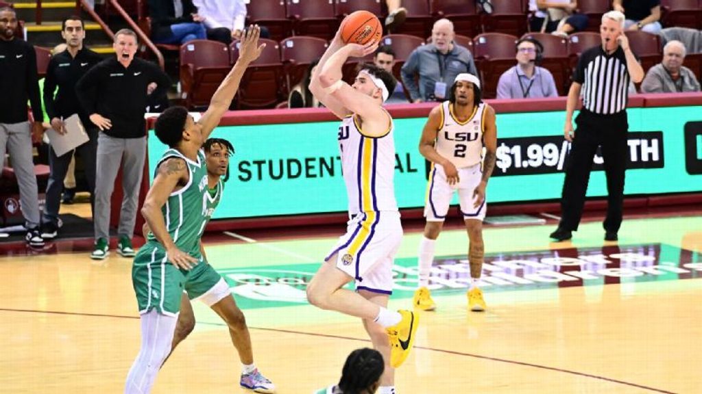 LSU bounces back, tops Mean Green in Charleston Classic