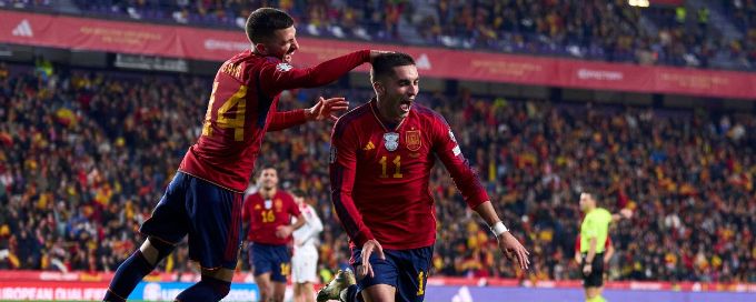 Spain cap Euro qualifying with 3-1 home win over Georgia