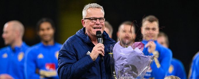 Sweden coach Andersson bows out with win over Estonia