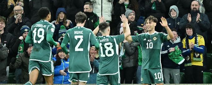 Northern Ireland defeat group winners Denmark in final Euro 2024 qualifier
