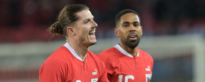 Austria beat Euro 2024 hosts Germany as Sane sent off