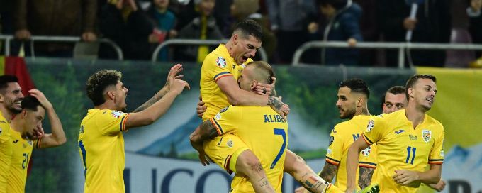Romania beat Switzerland to clinch top spot in Euro 2024 qualifying group