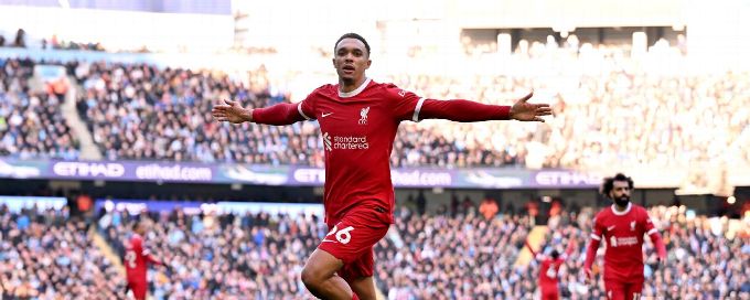 Liverpool grab 1-1 draw with Manchester City in top-of-the-table clash