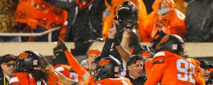 Oklahoma State rallies to secure spot in Big 12 title game