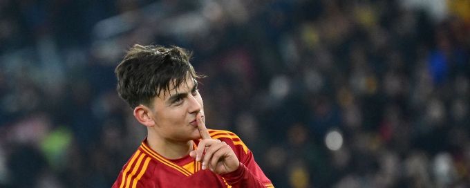 Paulo Dybala shines for Roma in 3-1 defeat of Udinese