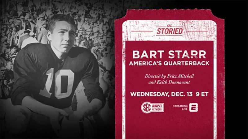 'Bart Starr: America's Quarterback' debuts December 13