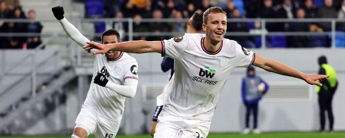 West Ham advance in Europa League after late win over Backa