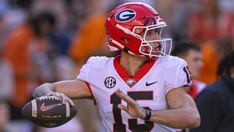 Beck's bet on himself pays off for No. 1 Georgia