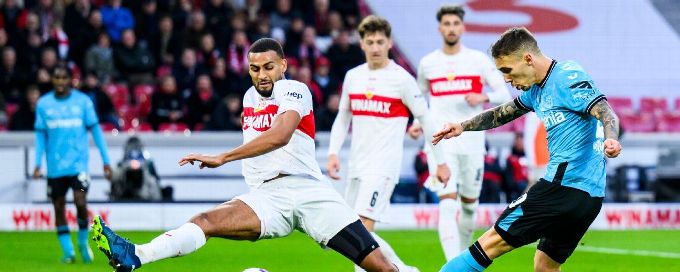 Leverkusen extend lead at top with draw against Stuttgart