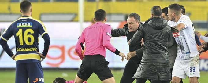 Turkish club president punches referee in face after Super Lig game