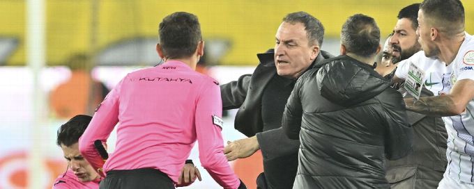 Turkish club president given life ban for punching referee