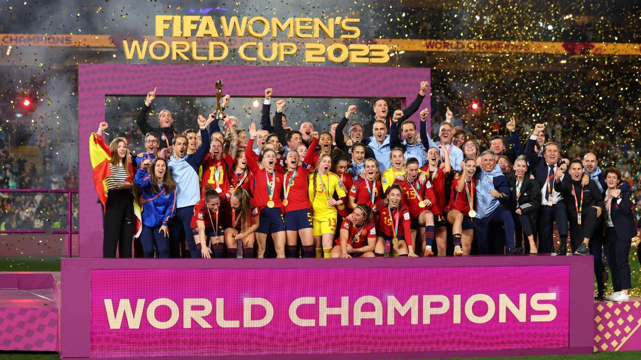España, ganadora de la WWC, encabeza el ranking de la FIFA, un lugar por delante del USWNT