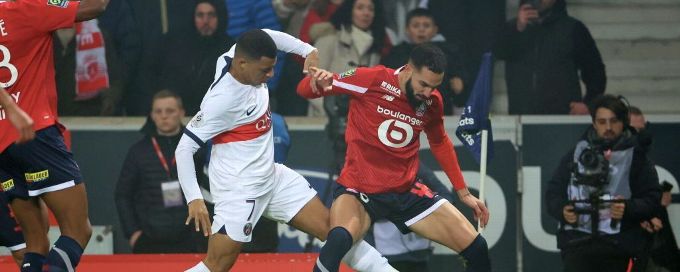 PSG stumble as Lille earn last-gasp draw