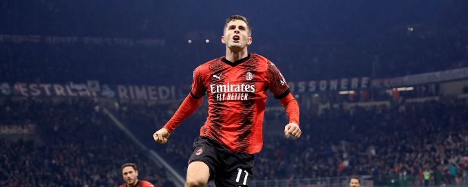Pulisic goal the difference as AC Milan beat Sassuolo 1-0