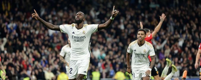 Rudiger earns leaders Real Madrid narrow win against Mallorca