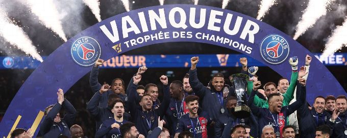Mbappé goal helps PSG beat Toulouse to win Champions Trophy