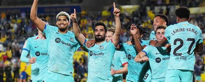 Last-gasp Gündoğan penalty earns Barcelona win at Las Palmas