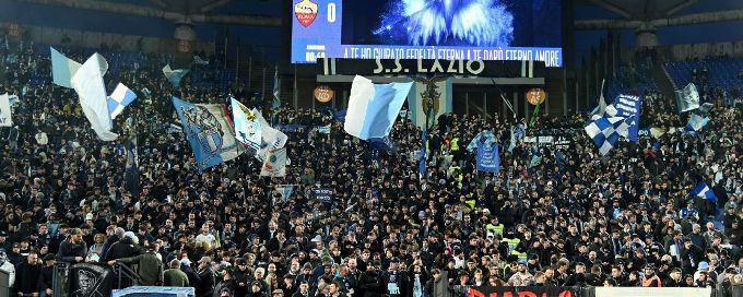 Lazio hit with partial stadium ban for Lukaku racist chants