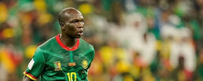 Cameroon captain Vincent Aboubakar injured on eve of AFCON