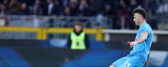 Rrahmani goal snatches 2-1 win for Napoli over Salernitana