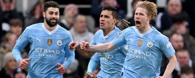 With De Bruyne fit and firing, Man City gain title race momentum