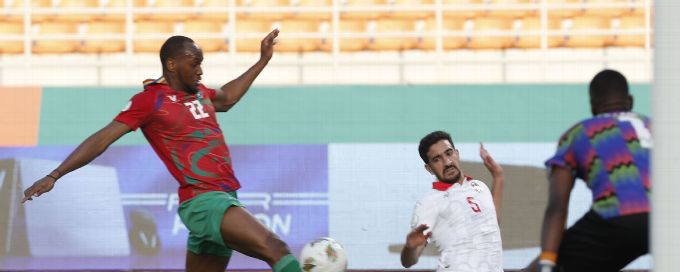 Namibia upset Tunisia at Cup of Nations