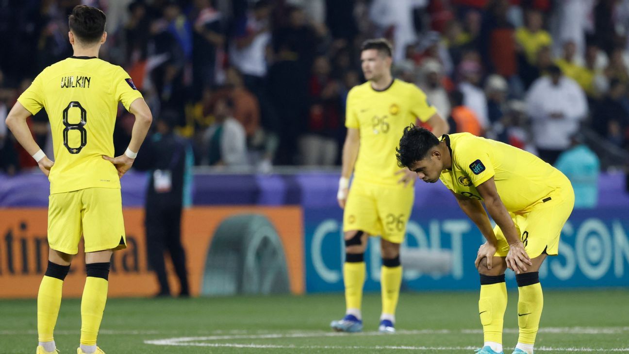 马来西亚无法避免提前退出亚足联亚洲杯，但恢复了对战斗表现的自豪感