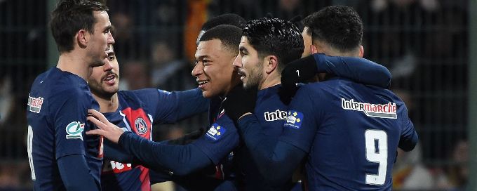 Mbappé gets 2 goals, 2 assists in PSG Coupe de France win