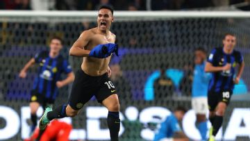 Inter Milan beat Napoli in Italian Super Cup final with late Martinez goal