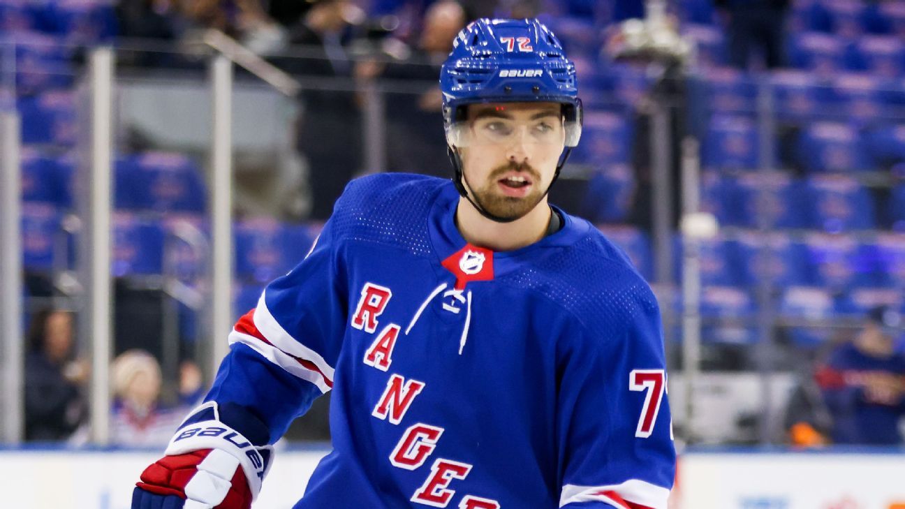 Rangers rule out center Chytil for rest of season
