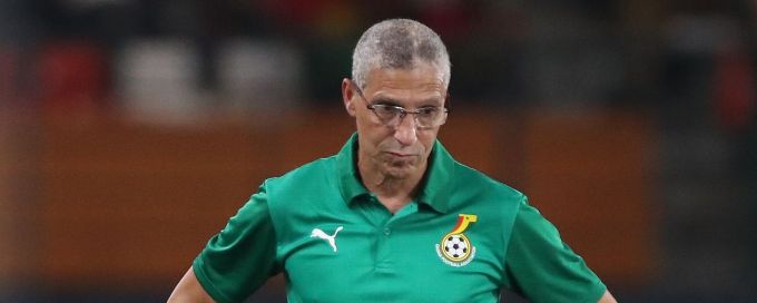 Ghana coach Chris Hughton's job on the line after dire AFCON showing