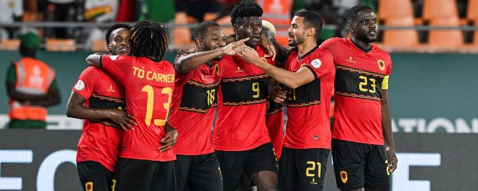 Angola beat Burkina Faso to top Group D at Cup of Nations