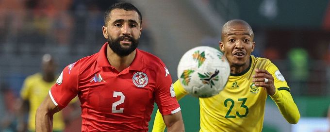 Tunisia out of Africa Cup of Nations after South Africa draw