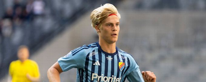 Tottenham beat Barcelona to sign Swedish prodigy Bergvall - source