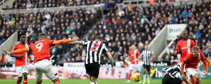 Luton earn unlikely point against Newcastle in 4-4 thriller