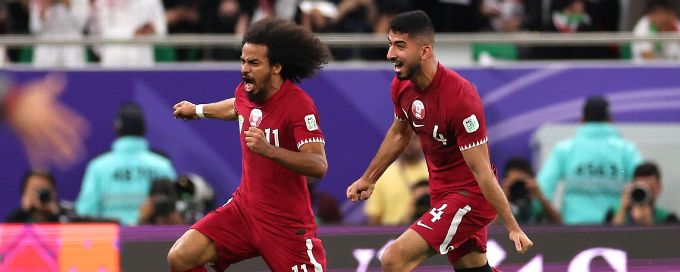 Qatar survive chaos and controversy to move one step away from retaining Asian Cup