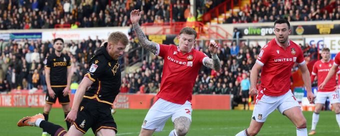 Late Bradford winner sees wasteful Wrexham lose four straight
