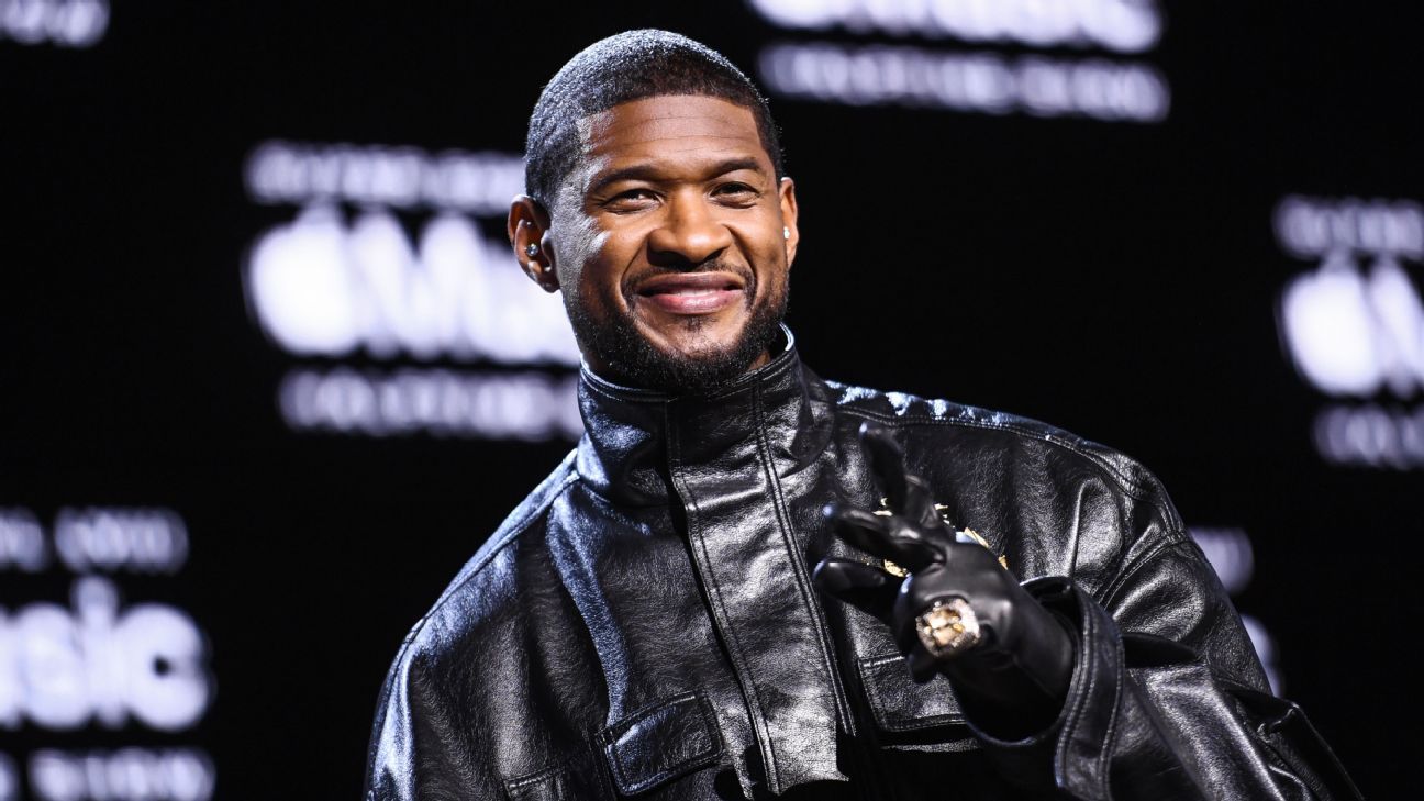 ¿Qué canciones cantará Usher en el espectáculo de medio tiempo del Super Bowl LVIII?