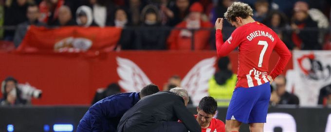 Atlético Madrid captain Morata out 3 weeks with knee injury