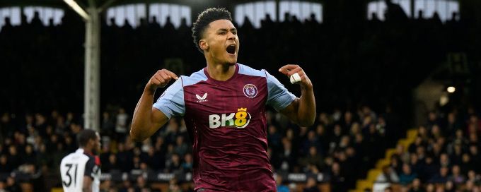 Watkins' double downs Fulham to send Villa into top four