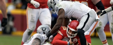 Pierce: Raiders have 'Mahomes rules' for Chiefs