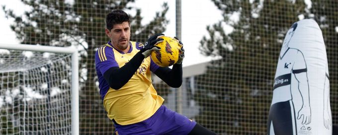 Courtois set for Real Madrid injury return in April - sources
