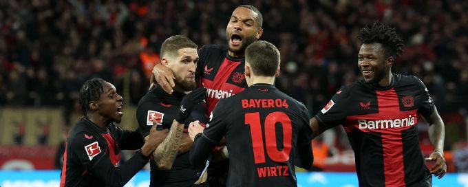 Leverkusen beat Mainz to go 11 points clear, set unbeaten record