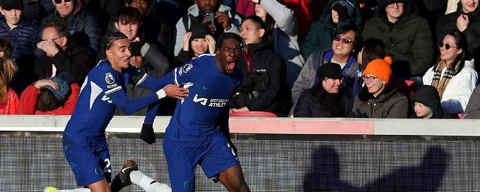 Late Disasi header earns Chelsea 2-2 draw at Brentford