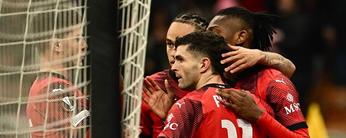 AC Milan double up Slavia Prague in Europa League first leg