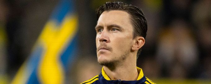 Sweden midfielder Kristoffer Olsson moved to rehab center, off ventilator