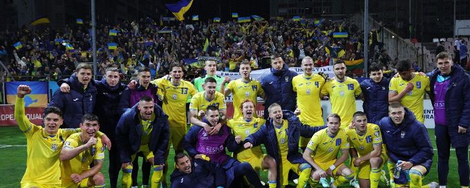 Ukraine seal comeback win to reach Euros playoff final