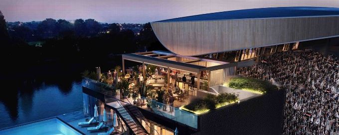 Fulham stadium redevelopment plans include rooftop pool